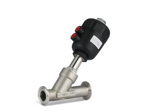 塑料頭快裝角座閥