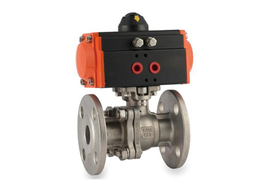 氣動不銹鋼法蘭球閥