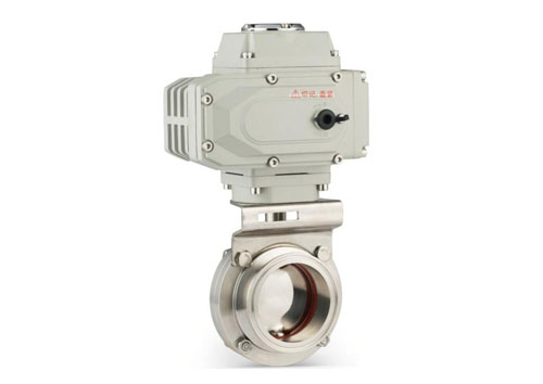 電動(dòng)衛(wèi)生級(jí)快裝蝶閥